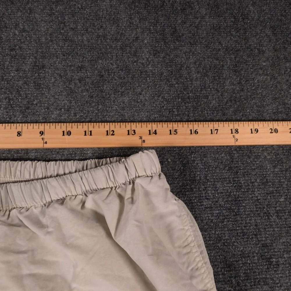 Gramicci Pants Mens M (28x33) Beige Belted Elastic Climbing Nylon USA Made READ